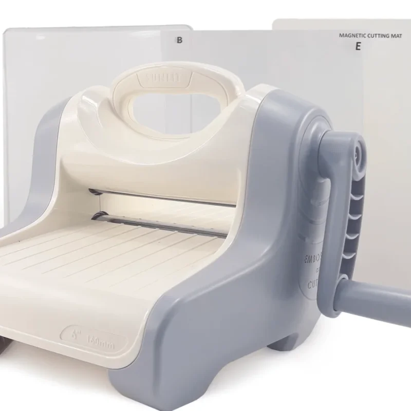 Máquina Multifuncional de Corte Manual Sunlit - Tamanho A5, Base Magnética e Placas Acrílicas